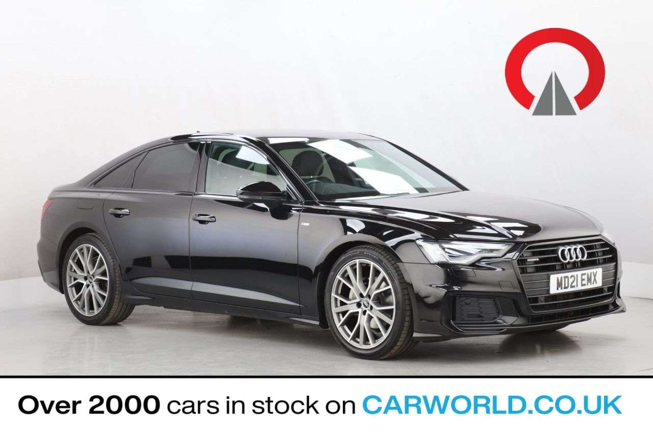 A 2021 AUDI A6 SALOON 2.0 TDI 40 Black Edition Saloon 4dr Diesel S Tronic quattro Euro 6 (s/s) (2 A 2021 AUDI A6 SALOON 2.0 TDI 40 Black Edition Saloon 4dr Diesel S Tronic quattro Euro 6 (s/s) (2