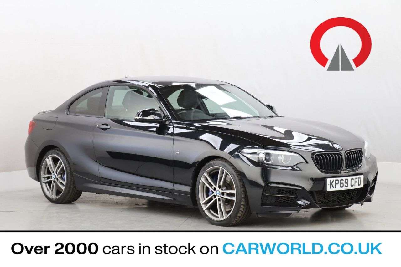A 2019 BMW 2 SERIES 3.0 M240i GPF Coupe 2dr Petrol Auto Euro 6 (s/s) (340 ps) A 2019 BMW 2 SERIES 3.0 M240i GPF Coupe 2dr Petrol Auto Euro 6 (s/s) (340 ps)