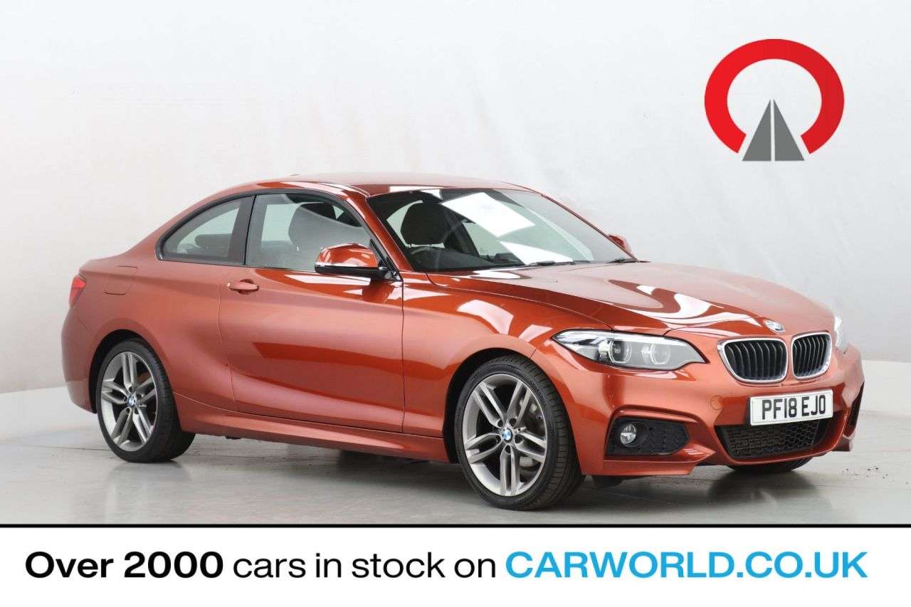 A 2018 BMW 2 SERIES 2.0 218d M Sport Coupe 2dr Diesel Auto Euro 6 (s/s) (150 ps) A 2018 BMW 2 SERIES 2.0 218d M Sport Coupe 2dr Diesel Auto Euro 6 (s/s) (150 ps)