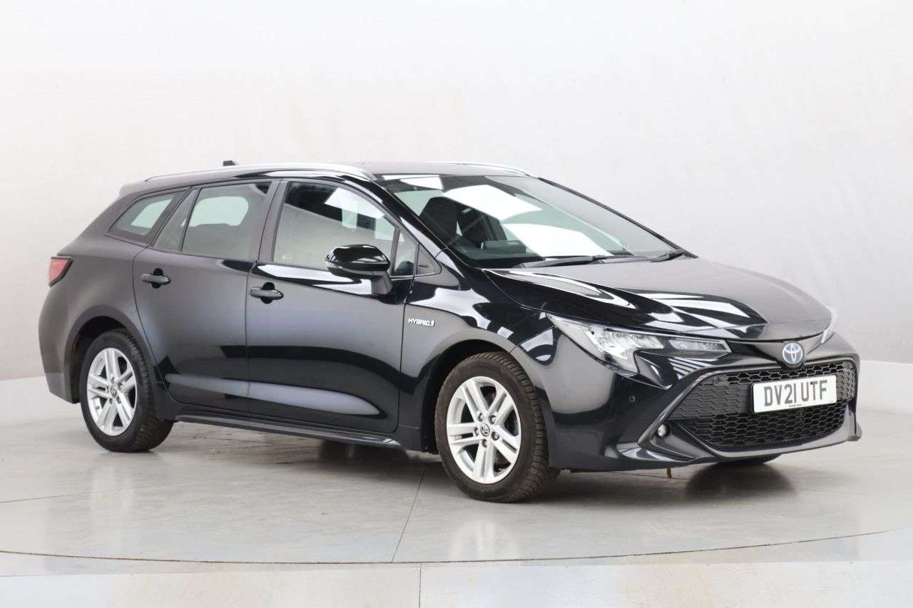 A 2021 TOYOTA COROLLA 2.0 VVT-h GPF Icon Touring Sports 5dr Petrol Hybrid CVT Euro 6 (s/s) (184 p A 2021 TOYOTA COROLLA 2.0 VVT-h GPF Icon Touring Sports 5dr Petrol Hybrid CVT Euro 6 (s/s) (184 p