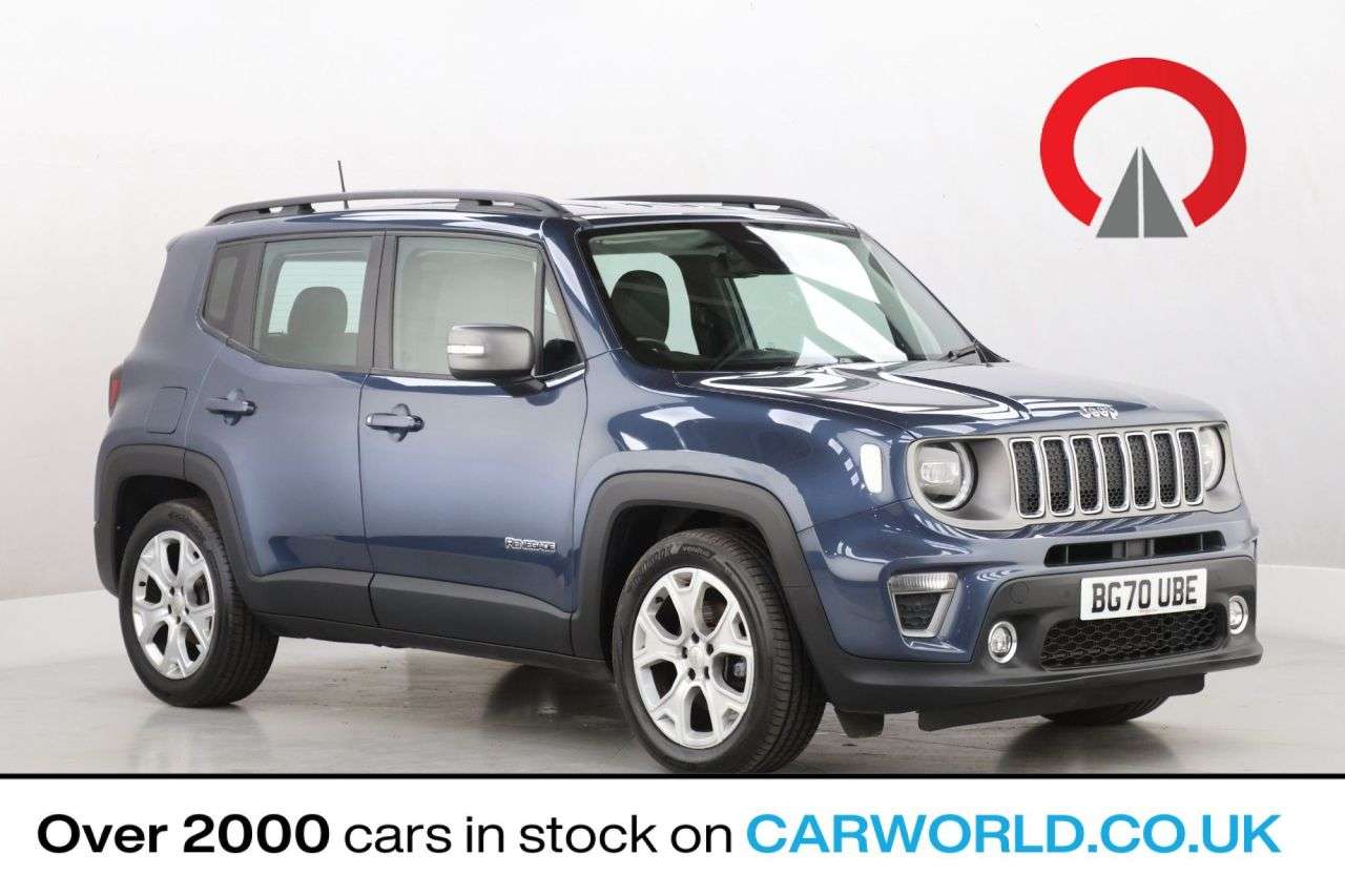 A 2021 JEEP RENEGADE 1.3 GSE T4 Limited SUV 5dr Petrol DDCT Euro 6 (s/s) (150 ps) A 2021 JEEP RENEGADE 1.3 GSE T4 Limited SUV 5dr Petrol DDCT Euro 6 (s/s) (150 ps)
