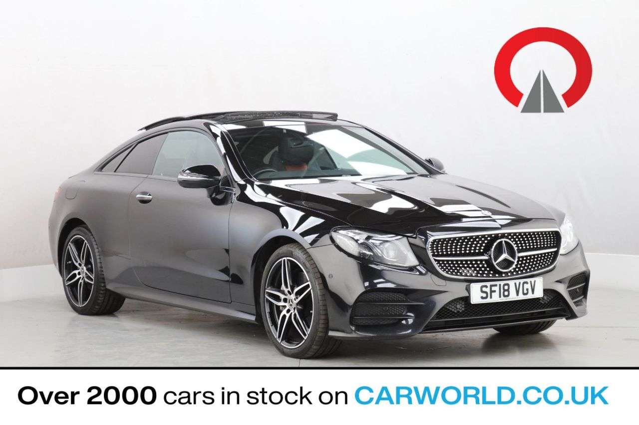 A 2018 MERCEDES-BENZ E CLASS 2.0 E220d AMG Line (Premium Plus) Coupe 2dr Diesel G-Tronic+ Euro 6 (s/s) ( A 2018 MERCEDES-BENZ E CLASS 2.0 E220d AMG Line (Premium Plus) Coupe 2dr Diesel G-Tronic+ Euro 6 (s/s) (