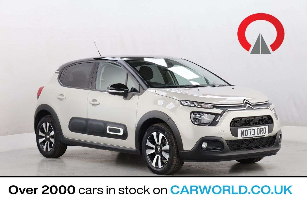 A 2023 CITROEN C3 1.2 PureTech PLUS Hatchback 5dr Petrol Manual Euro 6 (s/s) (83 ps) A 2023 CITROEN C3 1.2 PureTech PLUS Hatchback 5dr Petrol Manual Euro 6 (s/s) (83 ps)