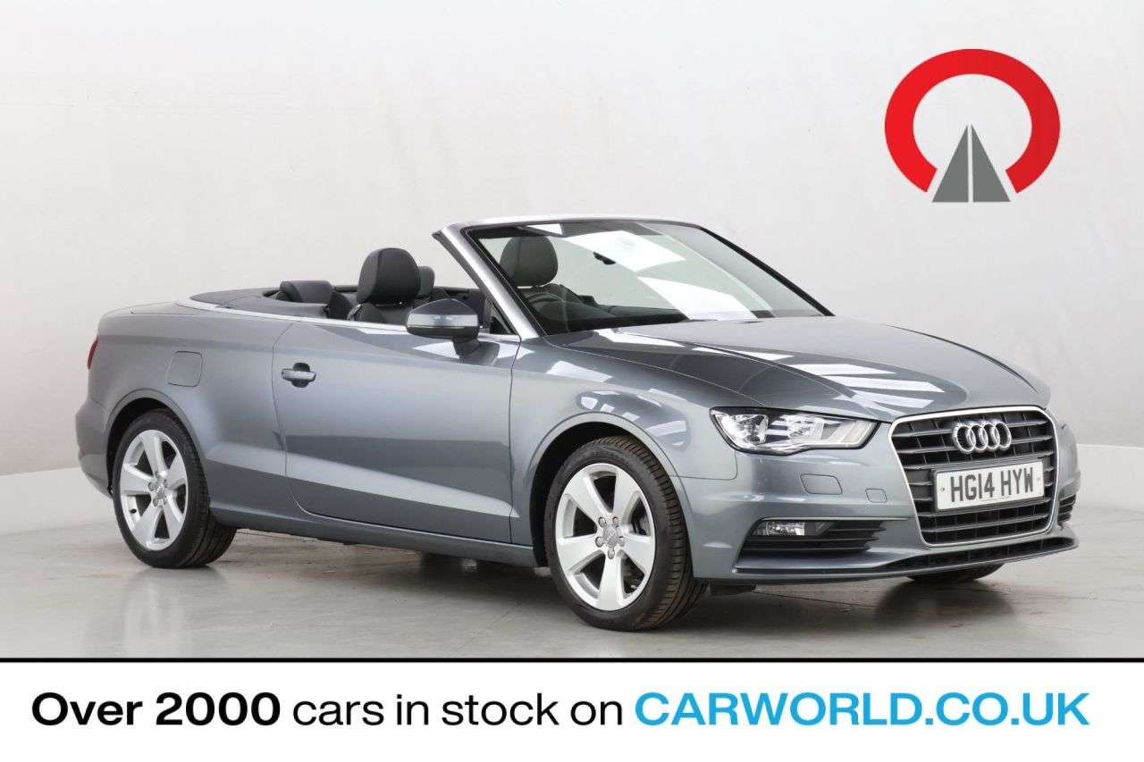A 2014 AUDI A3 CABRIOLET 1.4 TFSI CoD Sport Convertible 2dr Petrol Manual Euro 6 (s/s) (150 ps) A 2014 AUDI A3 CABRIOLET 1.4 TFSI CoD Sport Convertible 2dr Petrol Manual Euro 6 (s/s) (150 ps)