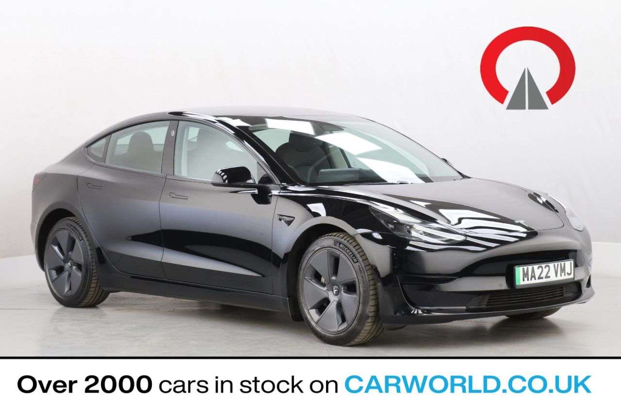 A 2022 TESLA MODEL 3 Standard Range Plus Saloon 4dr Electric Auto RWD (241 bhp) A 2022 TESLA MODEL 3 Standard Range Plus Saloon 4dr Electric Auto RWD (241 bhp)