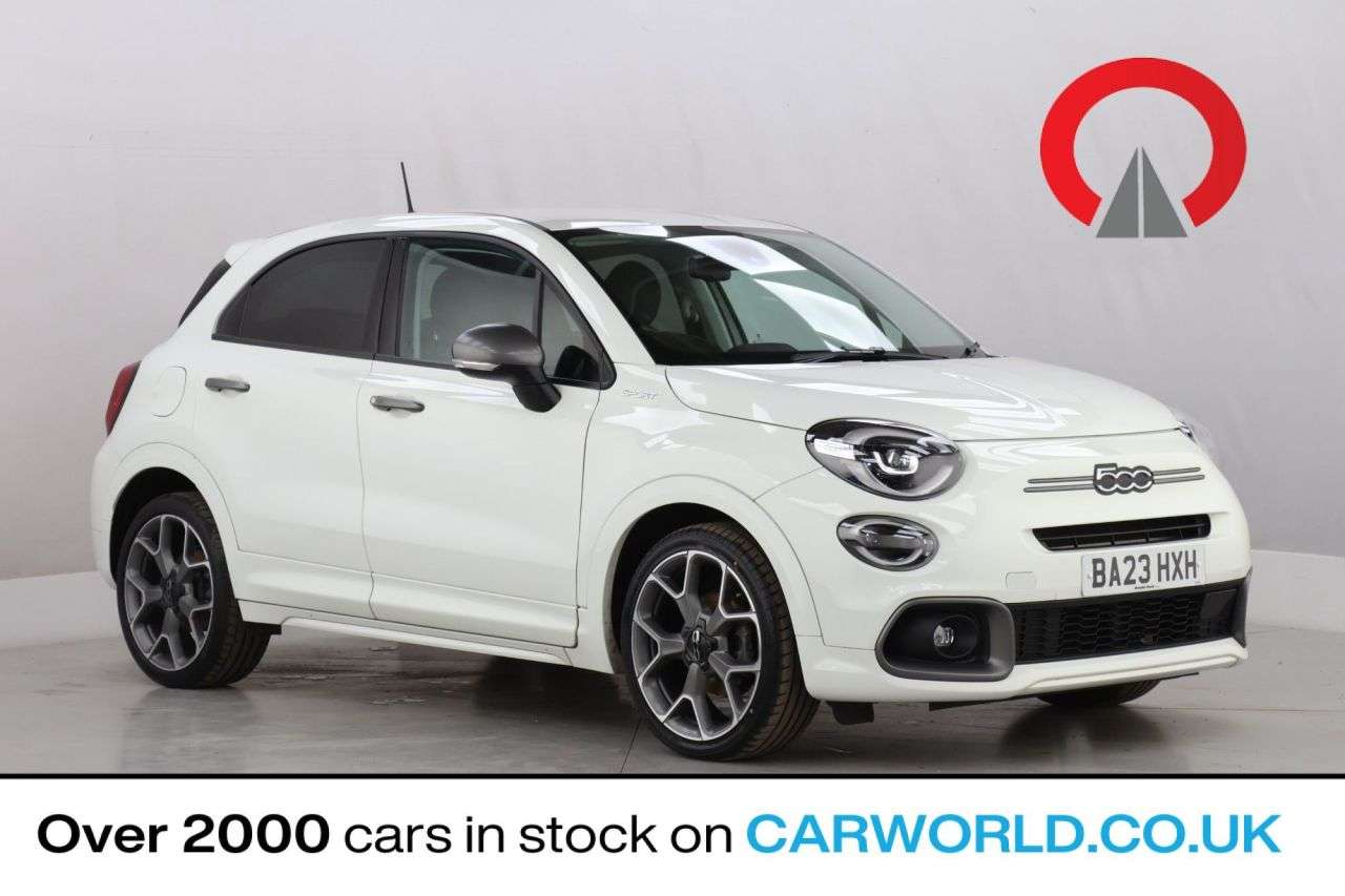 A 2023 FIAT 500X 1.0 FireFly Turbo Sport SUV 5dr Petrol Manual Euro 6 (s/s) (120 bhp) A 2023 FIAT 500X 1.0 FireFly Turbo Sport SUV 5dr Petrol Manual Euro 6 (s/s) (120 bhp)