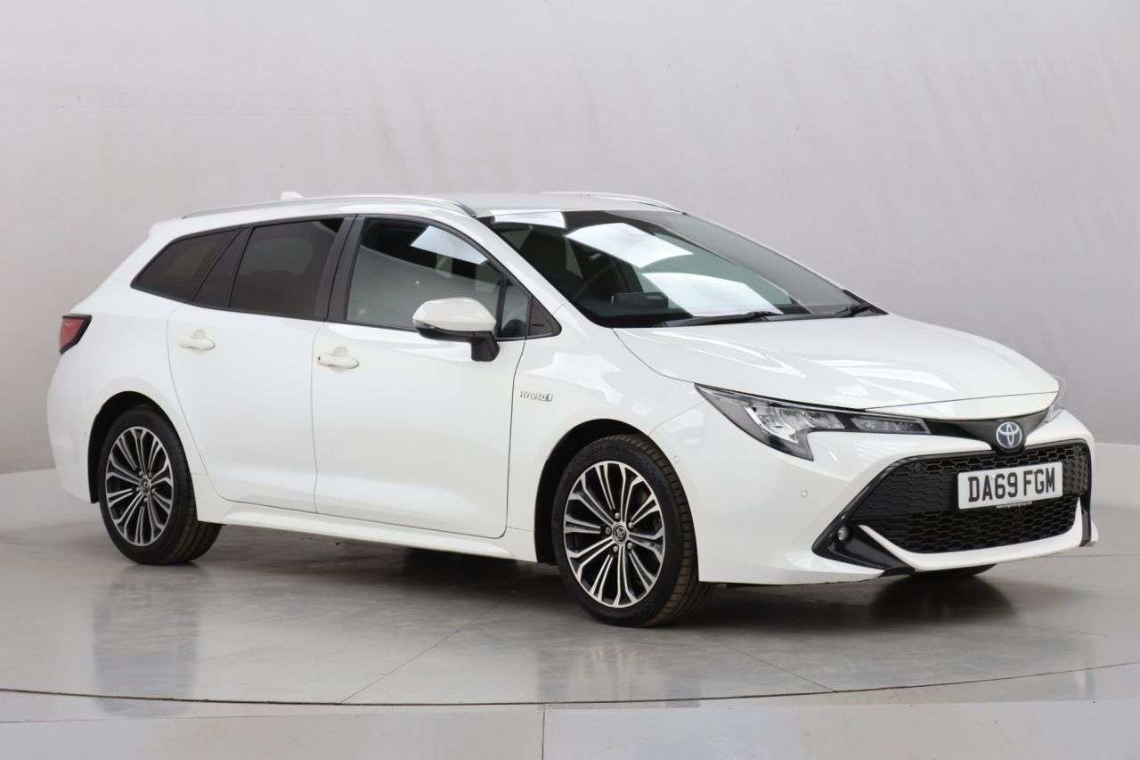 A 2019 TOYOTA COROLLA 2.0 VVT-h Design Touring Sports 5dr Petrol Hybrid CVT Euro 6 (s/s) (184 ps) A 2019 TOYOTA COROLLA 2.0 VVT-h Design Touring Sports 5dr Petrol Hybrid CVT Euro 6 (s/s) (184 ps)