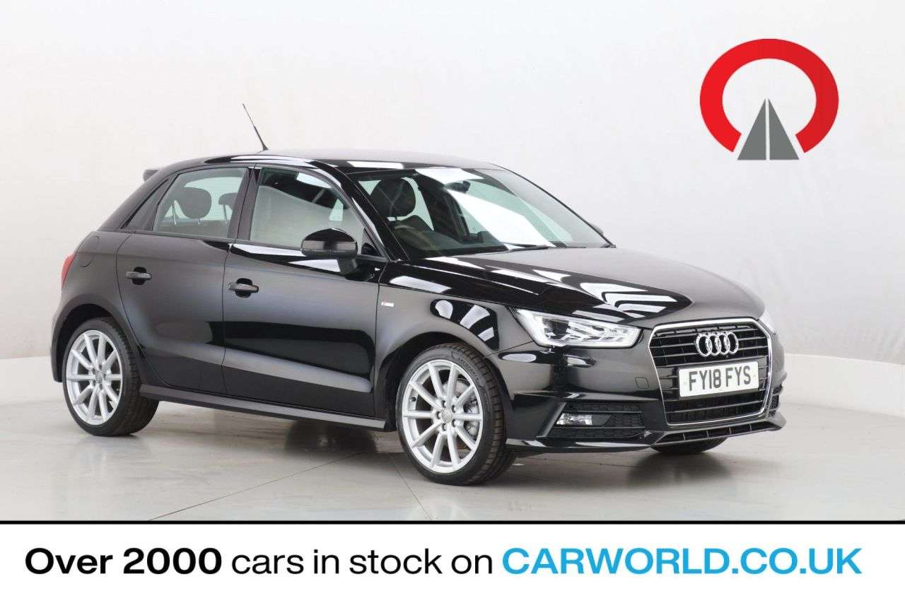 A 2018 AUDI A1 1.4 TFSI S line Sportback 5dr Petrol Manual Euro 6 (s/s) (Nav) (125 ps) A 2018 AUDI A1 1.4 TFSI S line Sportback 5dr Petrol Manual Euro 6 (s/s) (Nav) (125 ps)