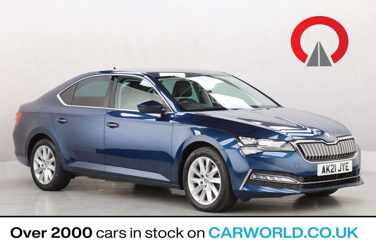 A 2021 SKODA SUPERB 1.4 TSI iV 13kWh SE Technology Hatchback 5dr Petrol Plug-in Hybrid DSG Euro A 2021 SKODA SUPERB 1.4 TSI iV 13kWh SE Technology Hatchback 5dr Petrol Plug-in Hybrid DSG Euro