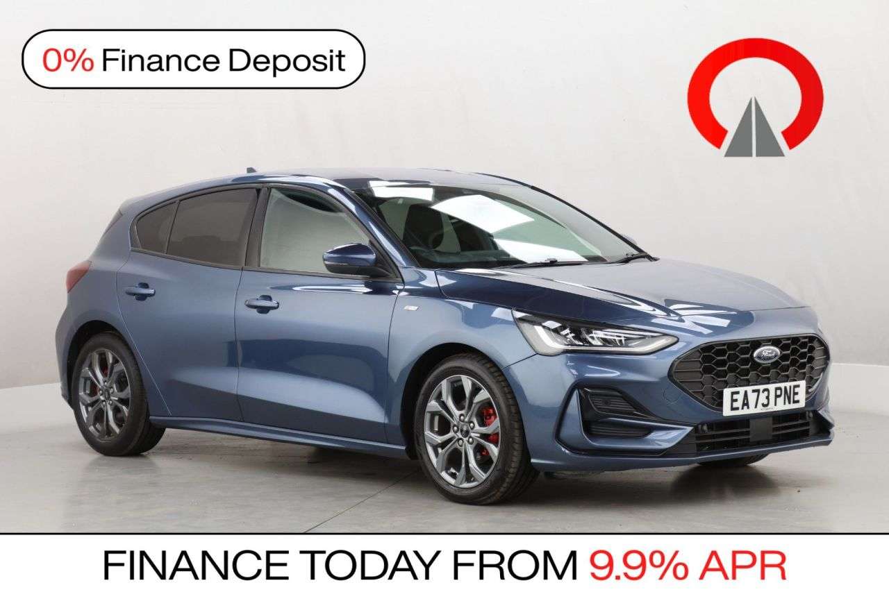 A 2023 FORD FOCUS 1.0T EcoBoost MHEV ST-Line Hatchback 5dr Petrol Hybrid DCT Euro 6 (s/s) (15 A 2023 FORD FOCUS 1.0T EcoBoost MHEV ST-Line Hatchback 5dr Petrol Hybrid DCT Euro 6 (s/s) (15