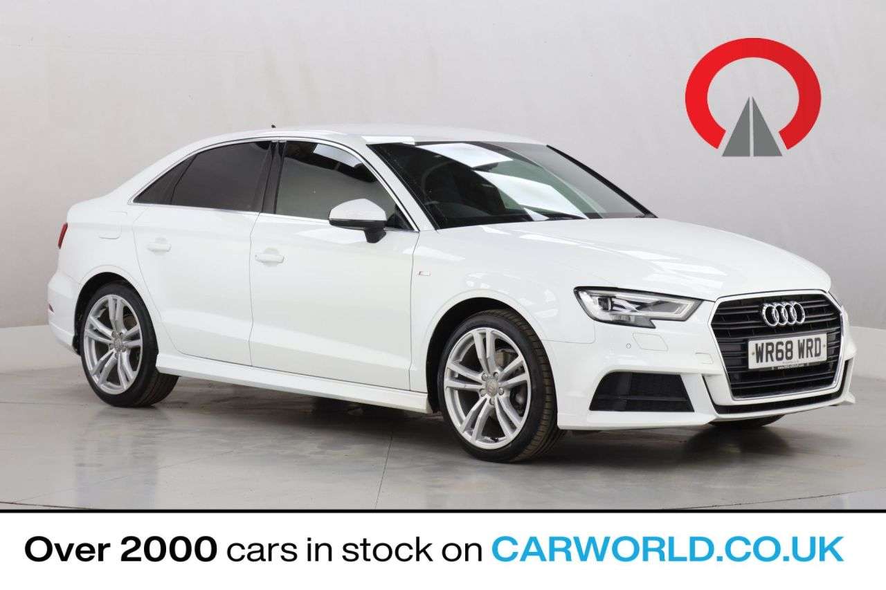 A 2018 AUDI A3 1.5 TFSI CoD 35 S line Saloon 4dr Petrol S Tronic Euro 6 (s/s) (150 ps) A 2018 AUDI A3 1.5 TFSI CoD 35 S line Saloon 4dr Petrol S Tronic Euro 6 (s/s) (150 ps)