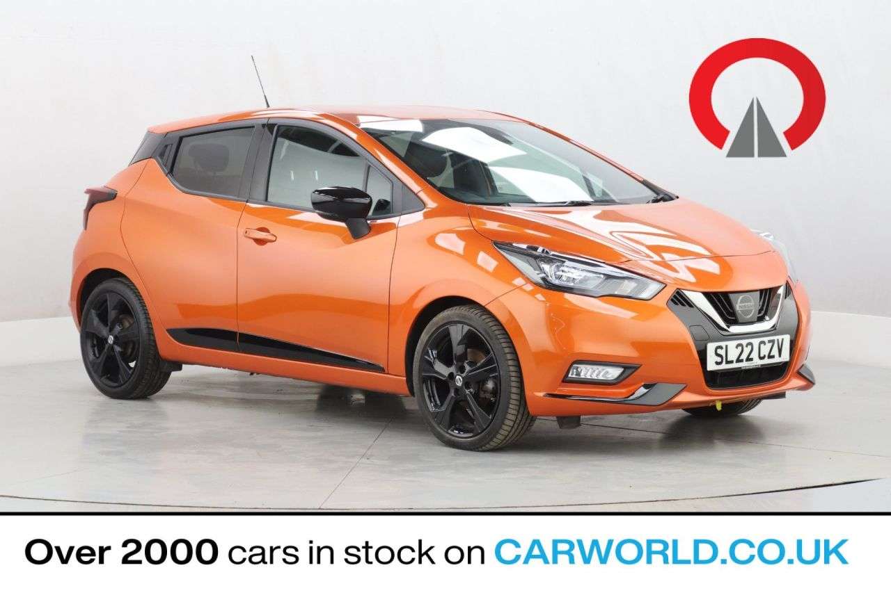 A 2022 NISSAN MICRA 1.0 IG-T N-Sport Hatchback 5dr Petrol Manual Euro 6 (s/s) (92 ps) A 2022 NISSAN MICRA 1.0 IG-T N-Sport Hatchback 5dr Petrol Manual Euro 6 (s/s) (92 ps)