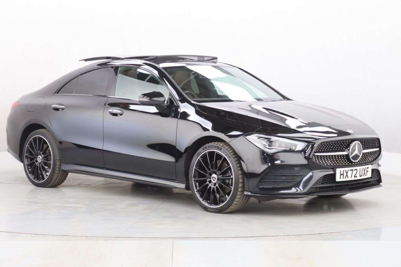 A 2022 MERCEDES-BENZ CLA CLASS 1.3 CLA250e 15.6kWh AMG Line Night Edition (Premium Plus) Coupe 4dr Petrol A 2022 MERCEDES-BENZ CLA CLASS 1.3 CLA250e 15.6kWh AMG Line Night Edition (Premium Plus) Coupe 4dr Petrol