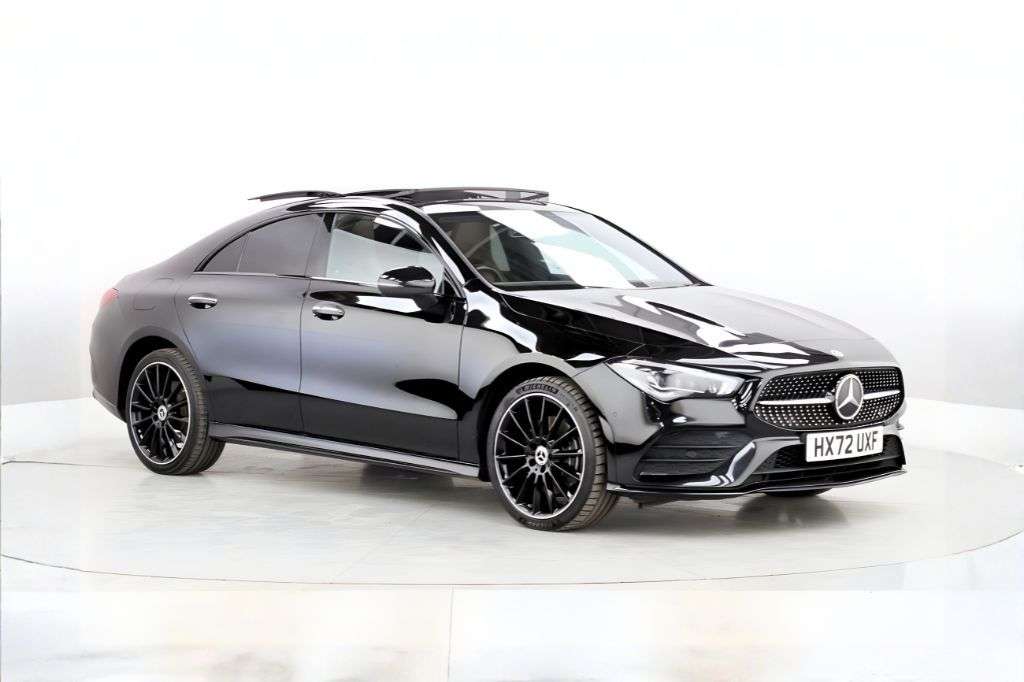 A 2022 MERCEDES-BENZ CLA CLASS 1.3 CLA250e 15.6kWh AMG Line Night Edition (Premium Plus) Coupe 4dr Petrol A 2022 MERCEDES-BENZ CLA CLASS 1.3 CLA250e 15.6kWh AMG Line Night Edition (Premium Plus) Coupe 4dr Petrol