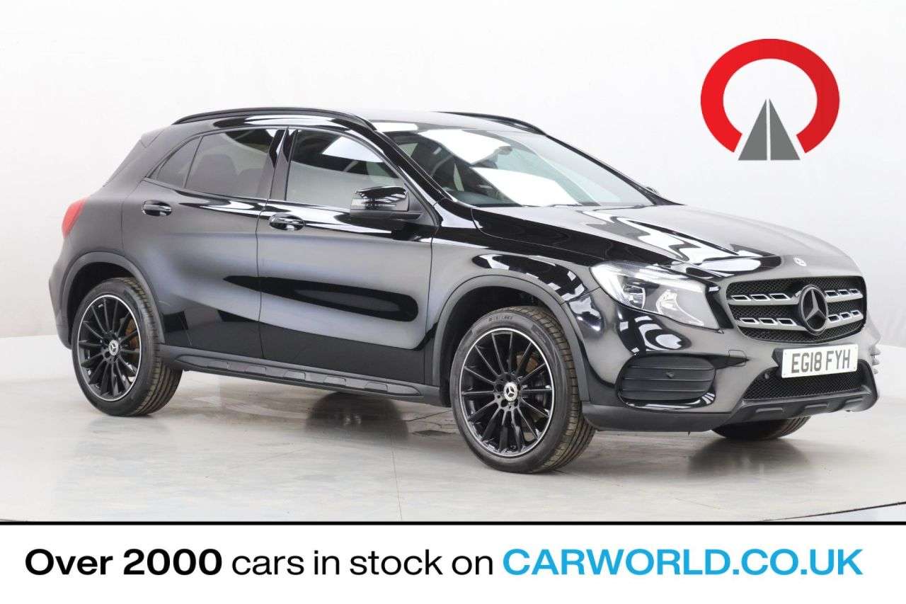 A 2018 MERCEDES-BENZ GLA CLASS 1.6 GLA200 AMG Line SUV 5dr Petrol Manual Euro 6 (s/s) (156 ps) A 2018 MERCEDES-BENZ GLA CLASS 1.6 GLA200 AMG Line SUV 5dr Petrol Manual Euro 6 (s/s) (156 ps)