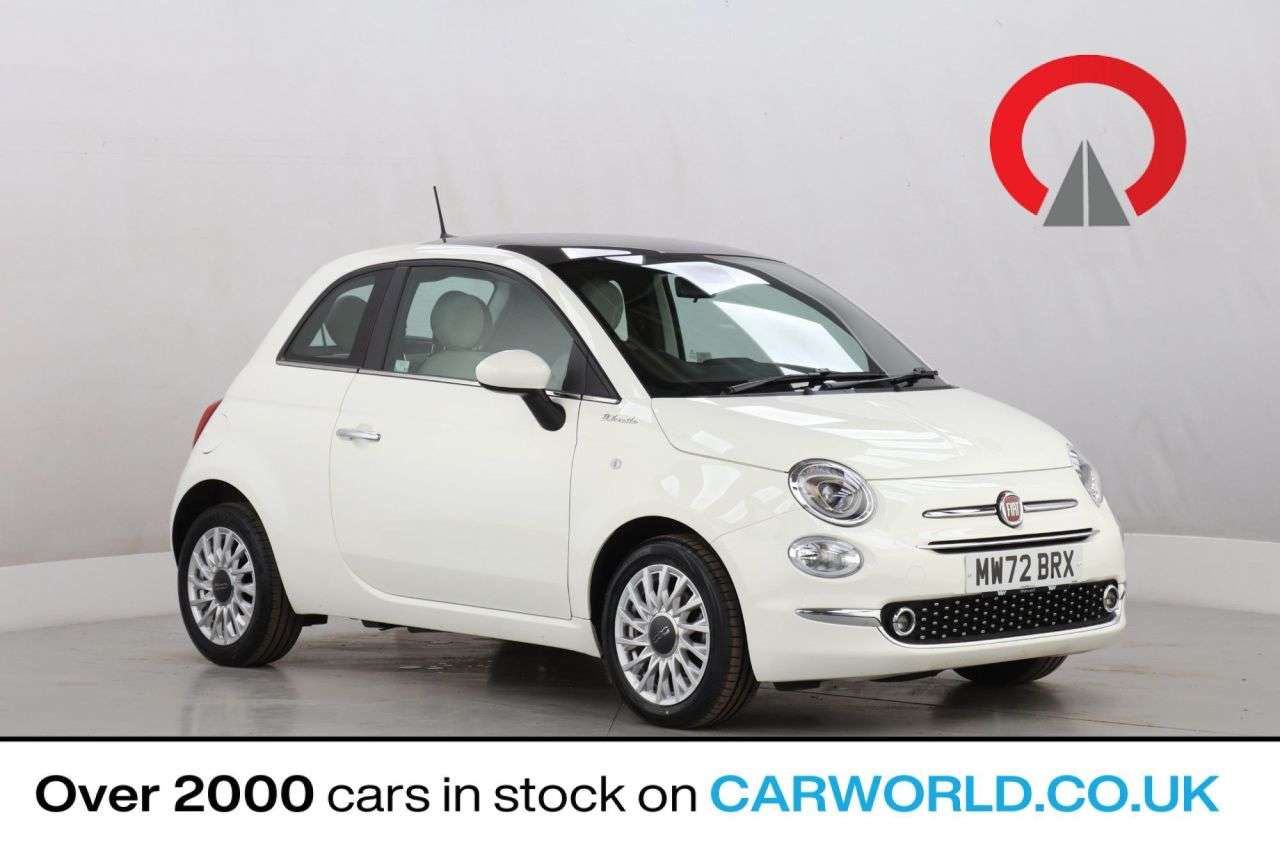 A 2022 FIAT 500 1.0 MHEV Dolcevita Hatchback 3dr Petrol Manual Euro 6 (s/s) (70 bhp) A 2022 FIAT 500 1.0 MHEV Dolcevita Hatchback 3dr Petrol Manual Euro 6 (s/s) (70 bhp)