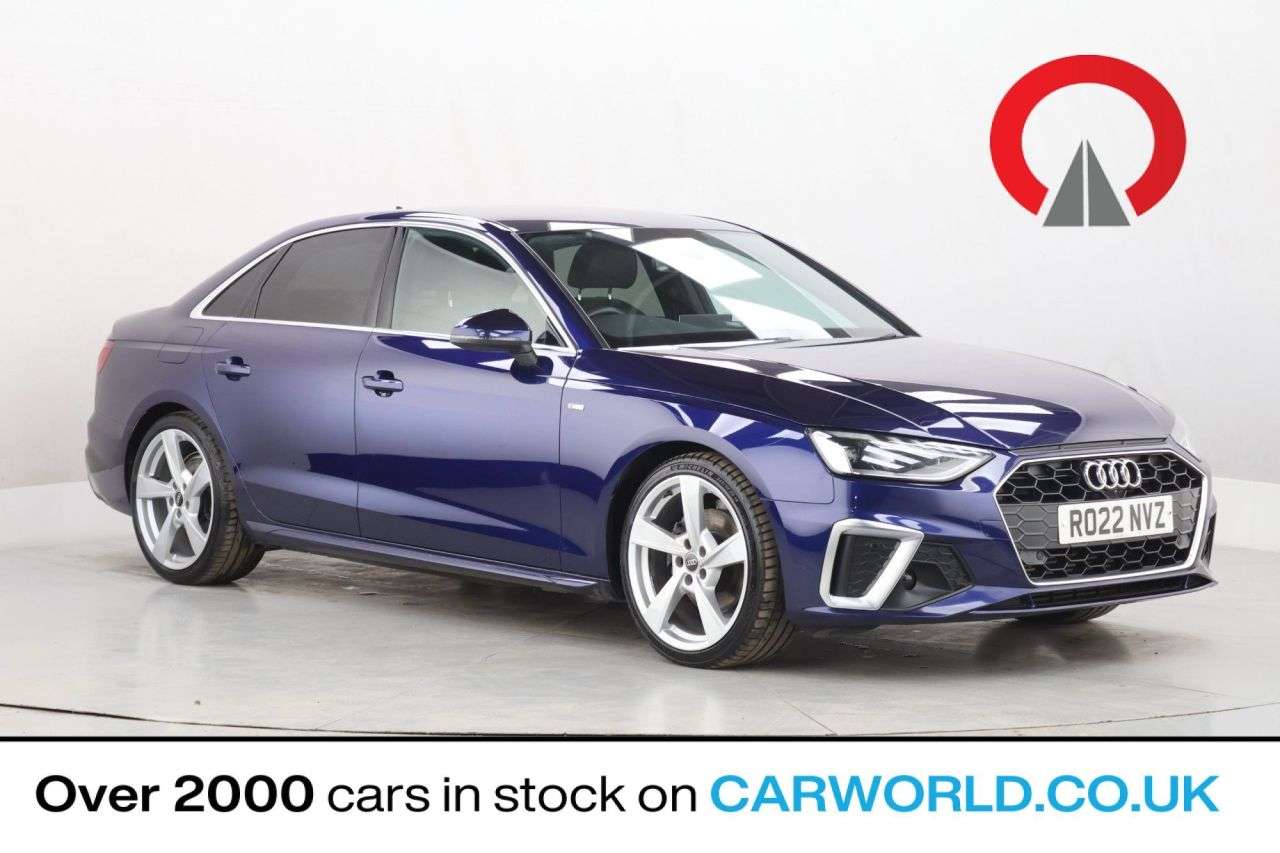 A 2022 AUDI A4 2.0 TFSI 35 S line Saloon 4dr Petrol S Tronic Euro 6 (s/s) (150 ps) A 2022 AUDI A4 2.0 TFSI 35 S line Saloon 4dr Petrol S Tronic Euro 6 (s/s) (150 ps)