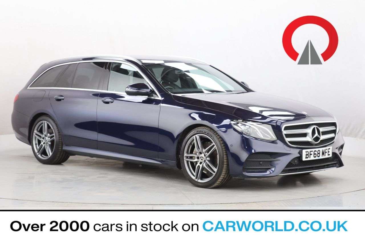 A 2018 MERCEDES-BENZ E CLASS 2.0 E220d AMG Line Estate 5dr Diesel G-Tronic+ Euro 6 (s/s) (194 ps) A 2018 MERCEDES-BENZ E CLASS 2.0 E220d AMG Line Estate 5dr Diesel G-Tronic+ Euro 6 (s/s) (194 ps)