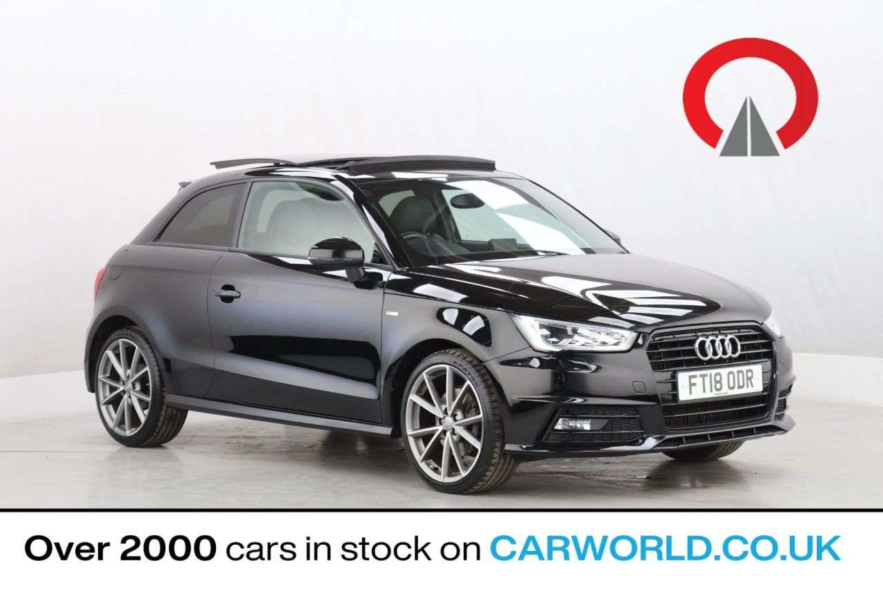 A 2018 AUDI A1 1.4 TFSI Black Edition Hatchback 3dr Petrol Manual Euro 6 (s/s) (Nav) (125 A 2018 AUDI A1 1.4 TFSI Black Edition Hatchback 3dr Petrol Manual Euro 6 (s/s) (Nav) (125