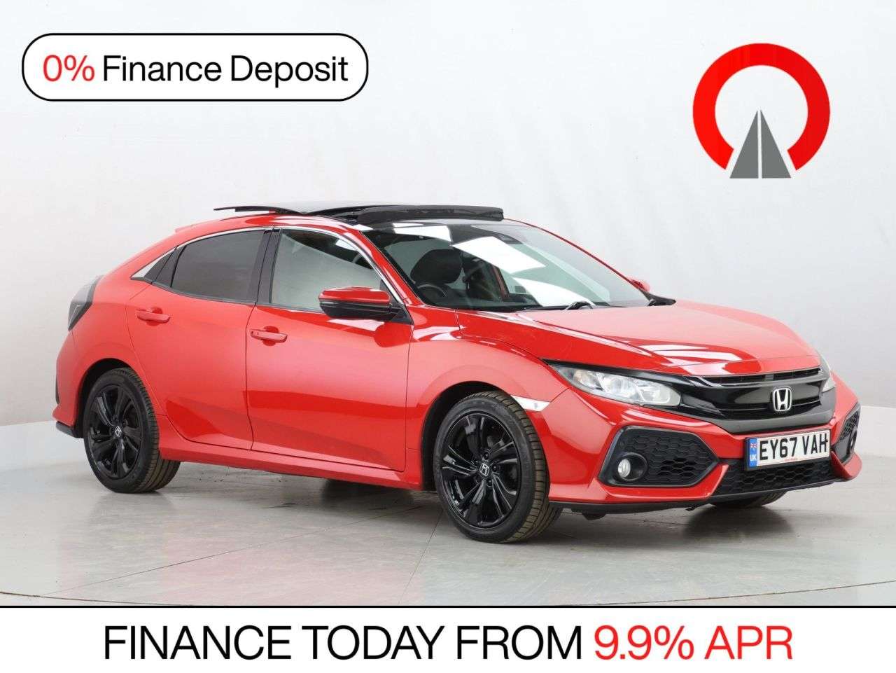 A 2017 HONDA CIVIC 1.0 VTEC Turbo EX Hatchback 5dr Petrol Manual Euro 6 (s/s) (129 ps) A 2017 HONDA CIVIC 1.0 VTEC Turbo EX Hatchback 5dr Petrol Manual Euro 6 (s/s) (129 ps)