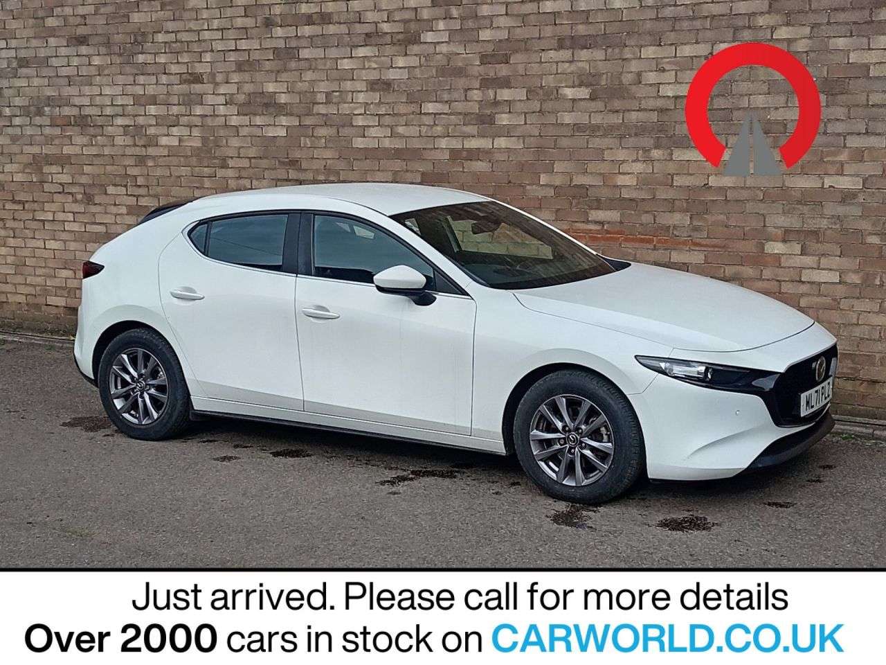 A 2021 MAZDA MAZDA3 2.0 e-SKYACTIV-G MHEV SE-L Lux Hatchback 5dr Petrol Manual Euro 6 (s/s) (12 A 2021 MAZDA MAZDA3 2.0 e-SKYACTIV-G MHEV SE-L Lux Hatchback 5dr Petrol Manual Euro 6 (s/s) (12