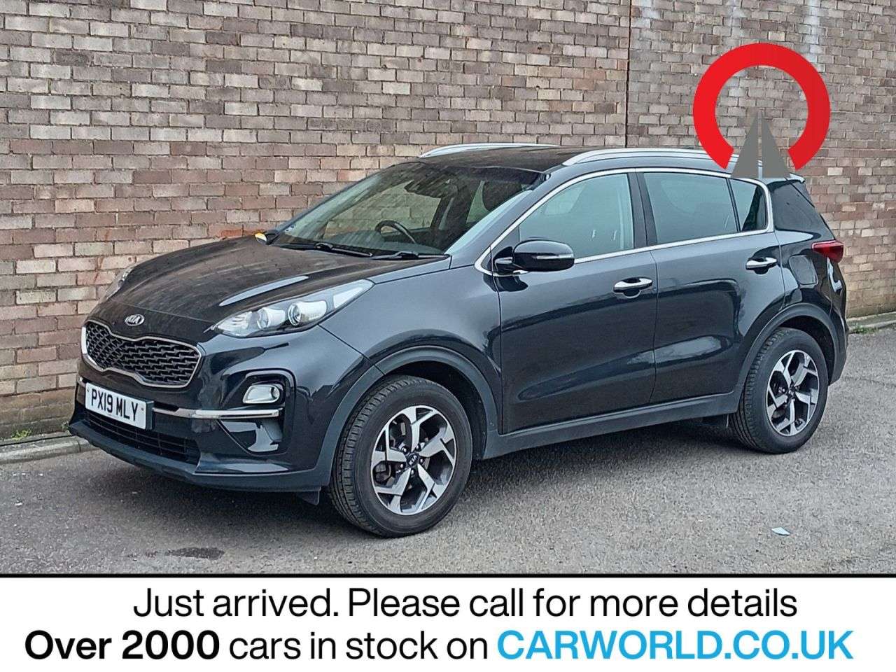 A 2019 KIA SPORTAGE 1.6 GDi 2 SUV 5dr Petrol Manual Euro 6 (s/s) (130 bhp) A 2019 KIA SPORTAGE 1.6 GDi 2 SUV 5dr Petrol Manual Euro 6 (s/s) (130 bhp)