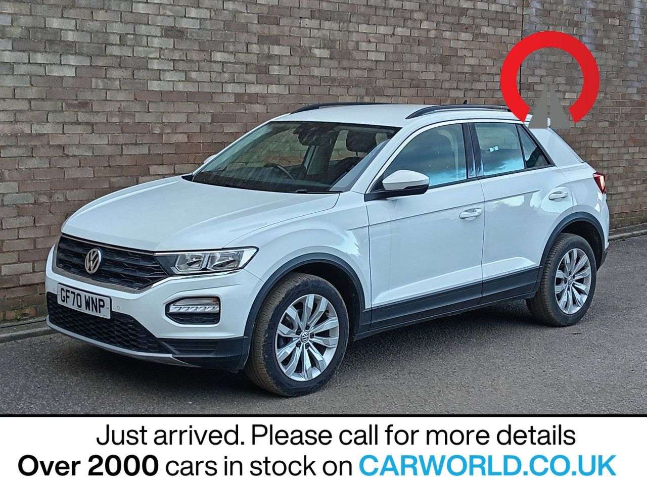 A 2020 VOLKSWAGEN T-ROC 1.0 TSI SE SUV 5dr Petrol Manual Euro 6 (s/s) (110 ps) A 2020 VOLKSWAGEN T-ROC 1.0 TSI SE SUV 5dr Petrol Manual Euro 6 (s/s) (110 ps)