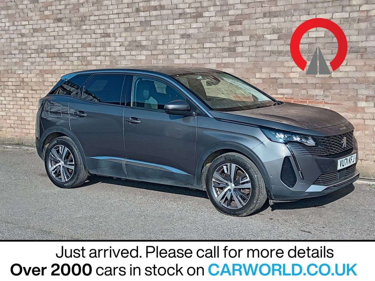 A 2021 PEUGEOT 3008 1.6 13.2kWh Allure SUV 5dr Petrol Plug-in Hybrid e-EAT Euro 6 (s/s) (225 ps A 2021 PEUGEOT 3008 1.6 13.2kWh Allure SUV 5dr Petrol Plug-in Hybrid e-EAT Euro 6 (s/s) (225 ps