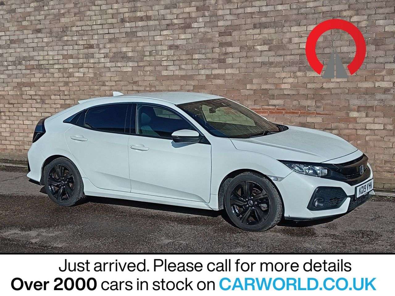 A 2019 HONDA CIVIC 1.0 VTEC Turbo SR Hatchback 5dr Petrol Manual Euro 6 (s/s) (126 ps) A 2019 HONDA CIVIC 1.0 VTEC Turbo SR Hatchback 5dr Petrol Manual Euro 6 (s/s) (126 ps)