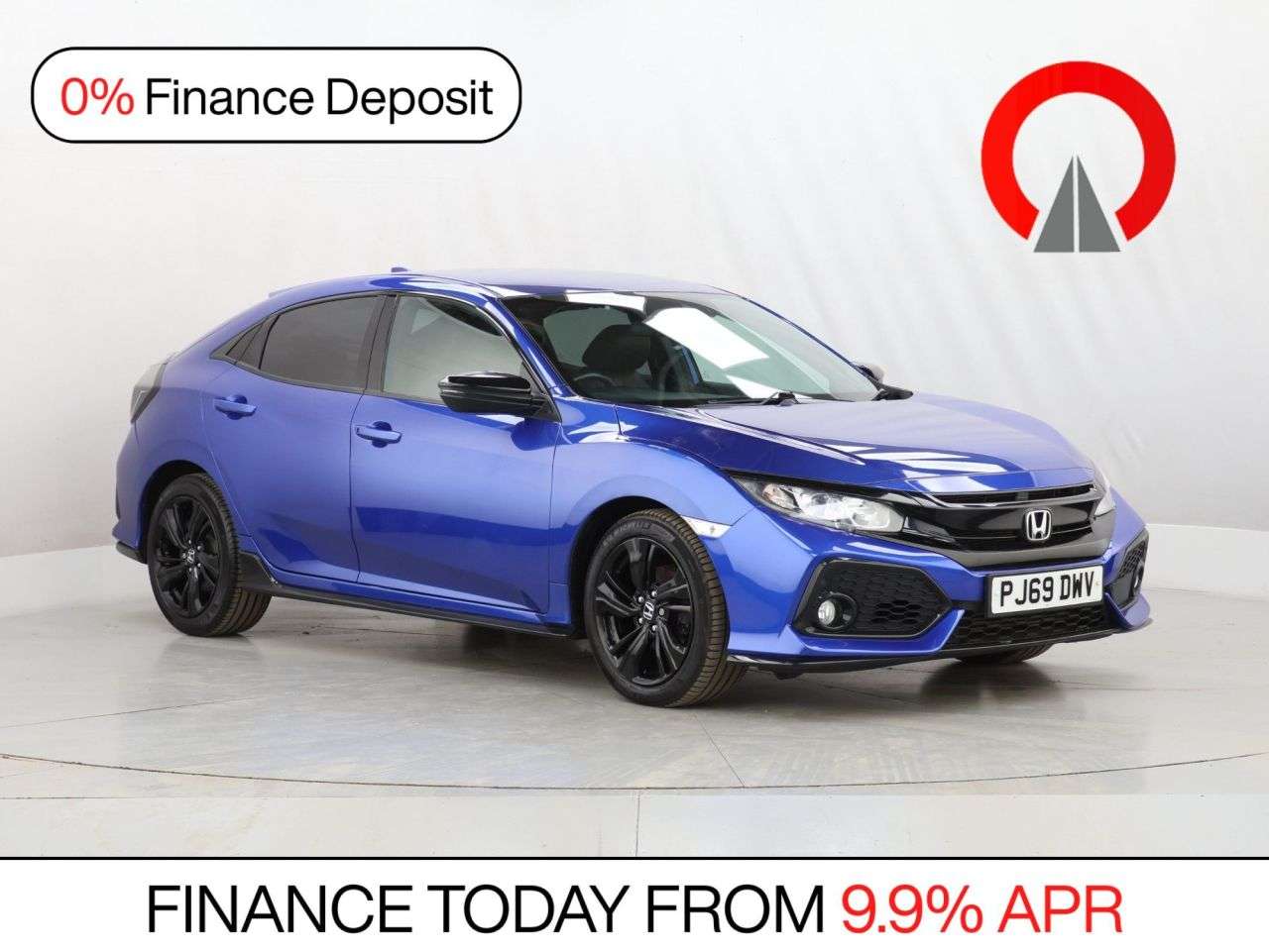 A 2019 HONDA CIVIC 1.0 VTEC Turbo Sport Line Hatchback 5dr Petrol Manual Euro 6 (s/s) (126 ps) A 2019 HONDA CIVIC 1.0 VTEC Turbo Sport Line Hatchback 5dr Petrol Manual Euro 6 (s/s) (126 ps)
