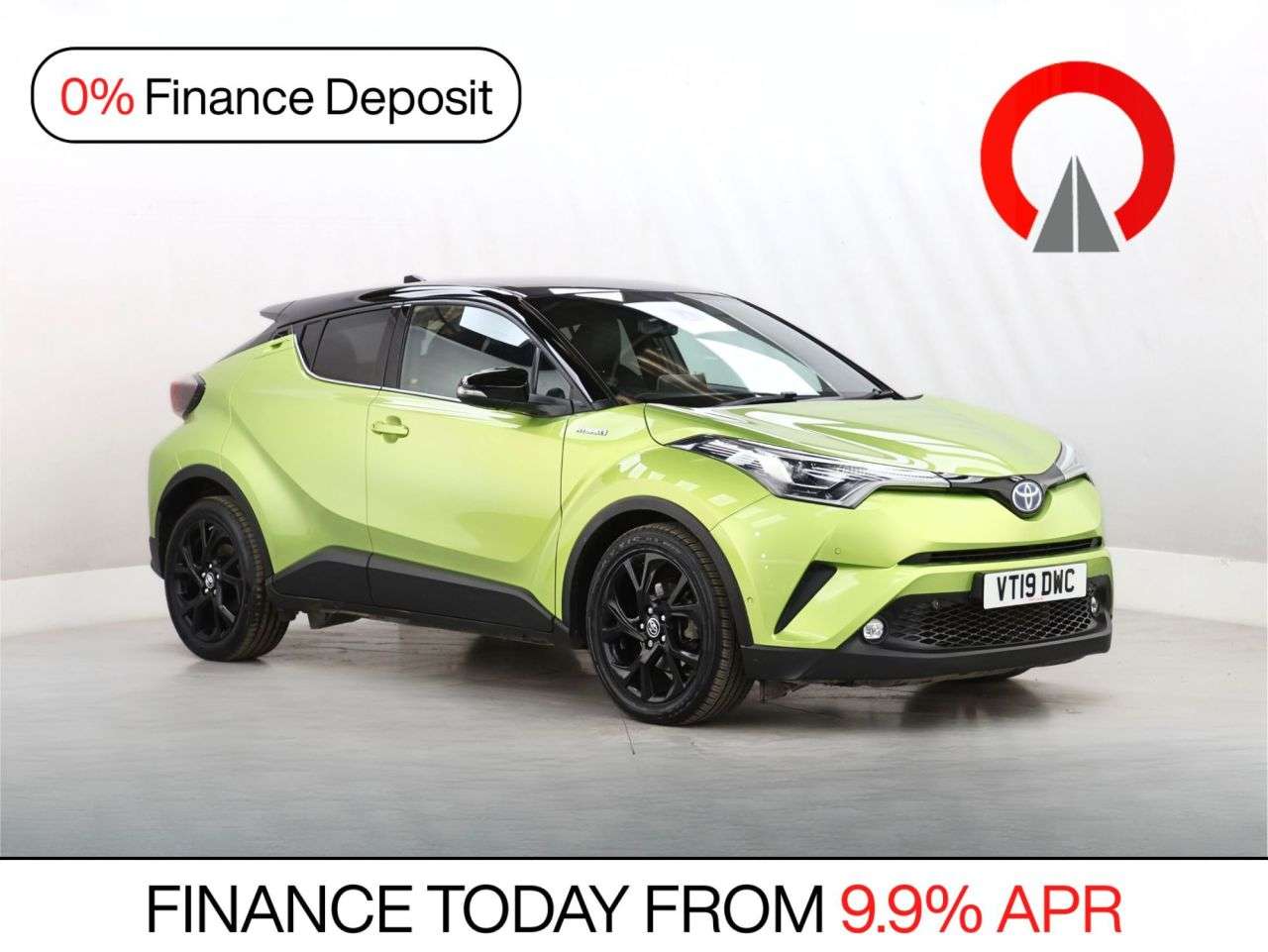A 2019 TOYOTA C-HR 1.8 VVT-h Lime Edition SUV 5dr Petrol Hybrid CVT Euro 6 (s/s) (122 ps) A 2019 TOYOTA C-HR 1.8 VVT-h Lime Edition SUV 5dr Petrol Hybrid CVT Euro 6 (s/s) (122 ps)