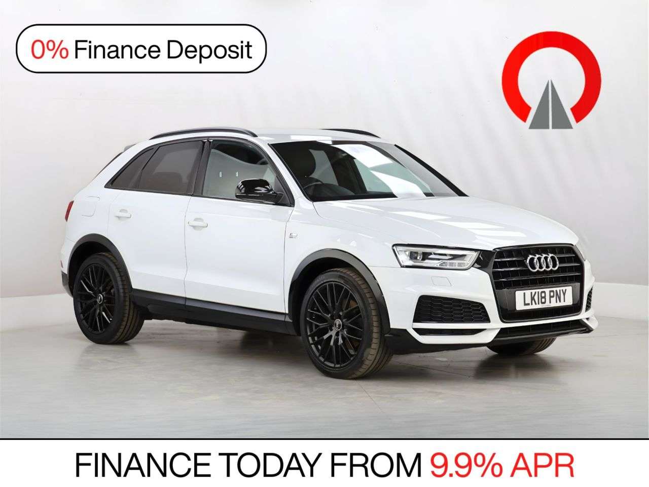 A 2018 AUDI Q3 2.0 TFSI Black Edition SUV 5dr Petrol Euro 6 (s/s) (180 ps) A 2018 AUDI Q3 2.0 TFSI Black Edition SUV 5dr Petrol Euro 6 (s/s) (180 ps)