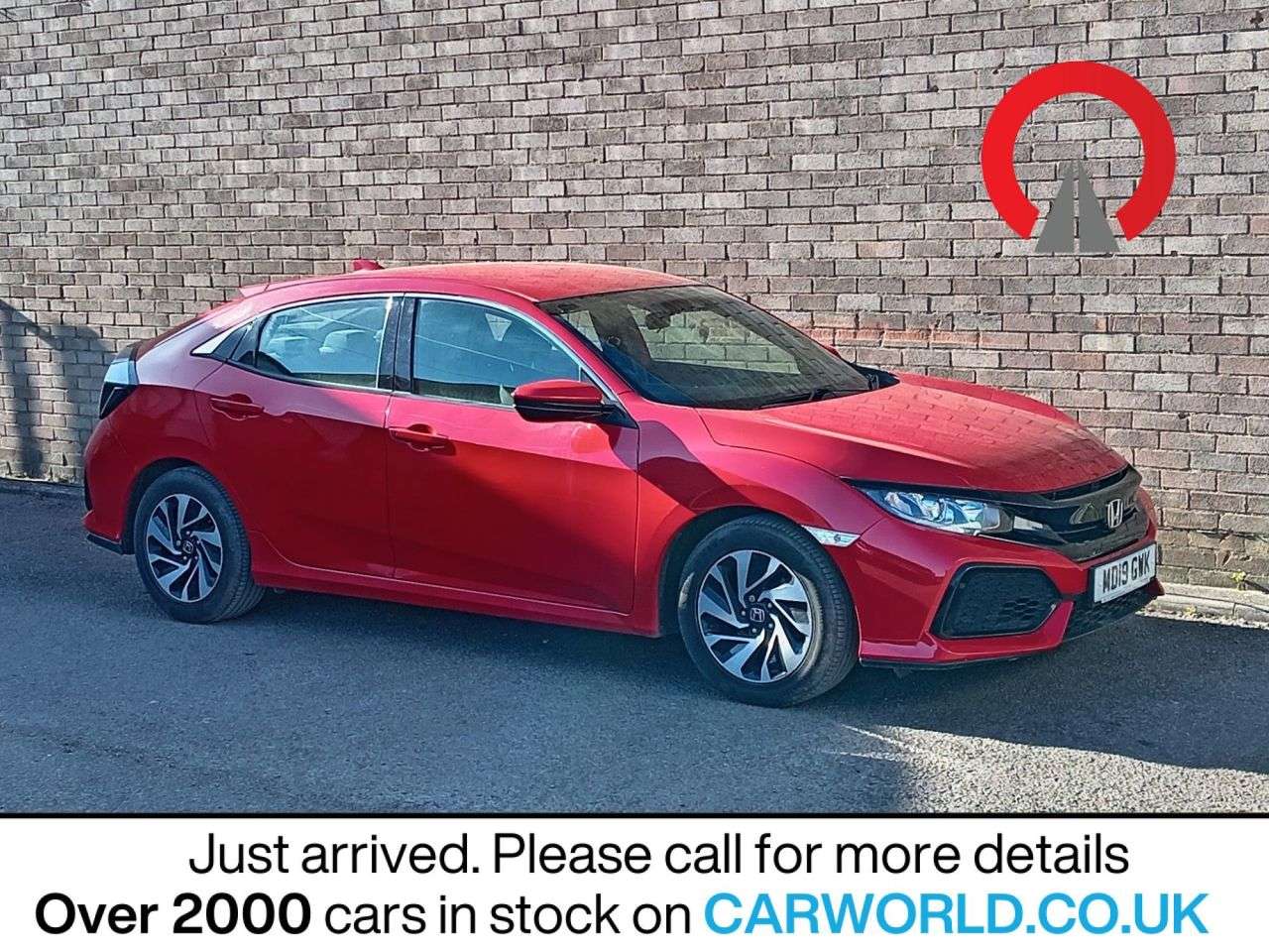 A 2019 HONDA CIVIC 1.0 VTEC Turbo SE Hatchback 5dr Petrol CVT Euro 6 (s/s) (126 ps) A 2019 HONDA CIVIC 1.0 VTEC Turbo SE Hatchback 5dr Petrol CVT Euro 6 (s/s) (126 ps)