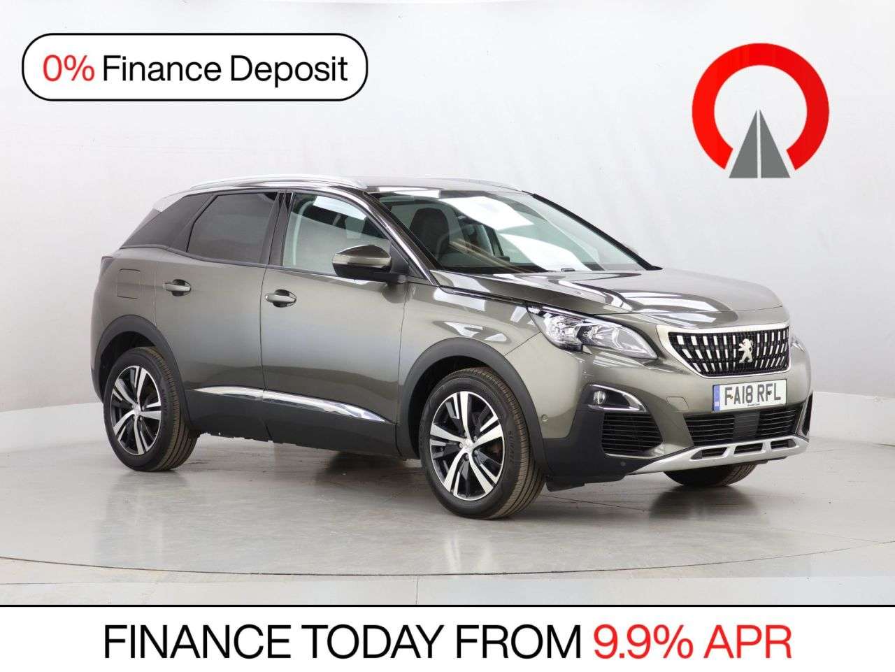 A 2018 PEUGEOT 3008 1.2 PureTech Allure SUV 5dr Petrol Manual Euro 6 (s/s) (130 ps) A 2018 PEUGEOT 3008 1.2 PureTech Allure SUV 5dr Petrol Manual Euro 6 (s/s) (130 ps)