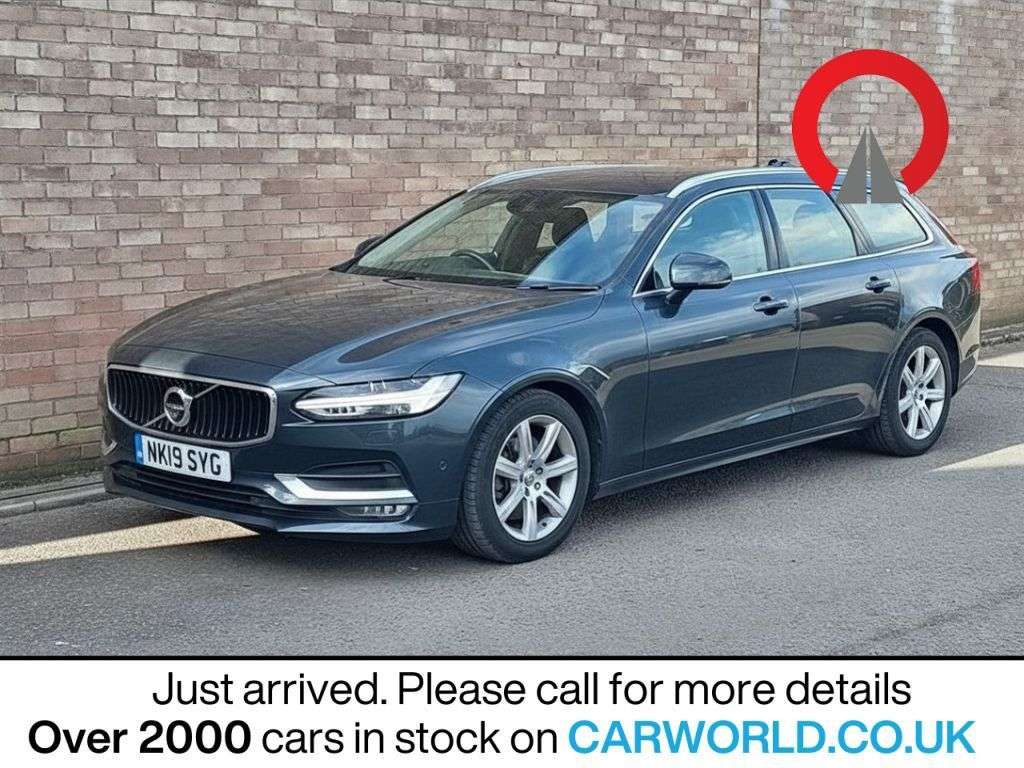 A 2019 VOLVO V90 2.0 D4 Momentum Estate 5dr Diesel Auto Euro 6 (s/s) (190 ps) A 2019 VOLVO V90 2.0 D4 Momentum Estate 5dr Diesel Auto Euro 6 (s/s) (190 ps)