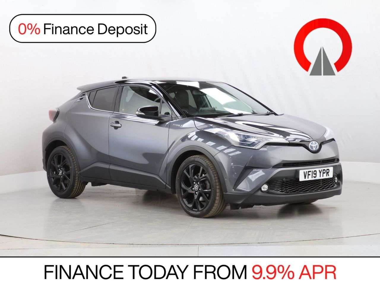 A 2019 TOYOTA C-HR 1.8 VVT-h Dynamic SUV 5dr Petrol Hybrid CVT Euro 6 (s/s) (122 ps) A 2019 TOYOTA C-HR 1.8 VVT-h Dynamic SUV 5dr Petrol Hybrid CVT Euro 6 (s/s) (122 ps)