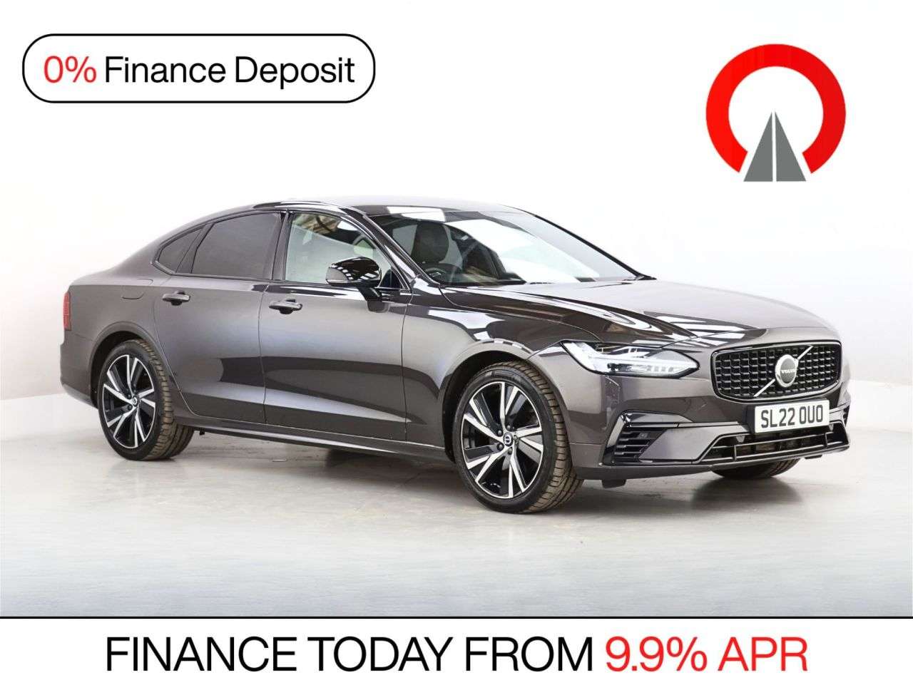 A 2022 VOLVO S90 2.0h T8 Recharge 11.6kWh R-Design Saloon 4dr Petrol Plug-in Hybrid Auto AWD A 2022 VOLVO S90 2.0h T8 Recharge 11.6kWh R-Design Saloon 4dr Petrol Plug-in Hybrid Auto AWD
