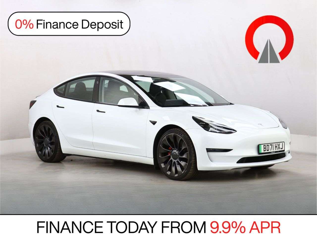 A 2021 TESLA MODEL 3 (Dual Motor) Performance Saloon 4dr Electric Auto 4WDE (Performance Upgrade A 2021 TESLA MODEL 3 (Dual Motor) Performance Saloon 4dr Electric Auto 4WDE (Performance Upgrade