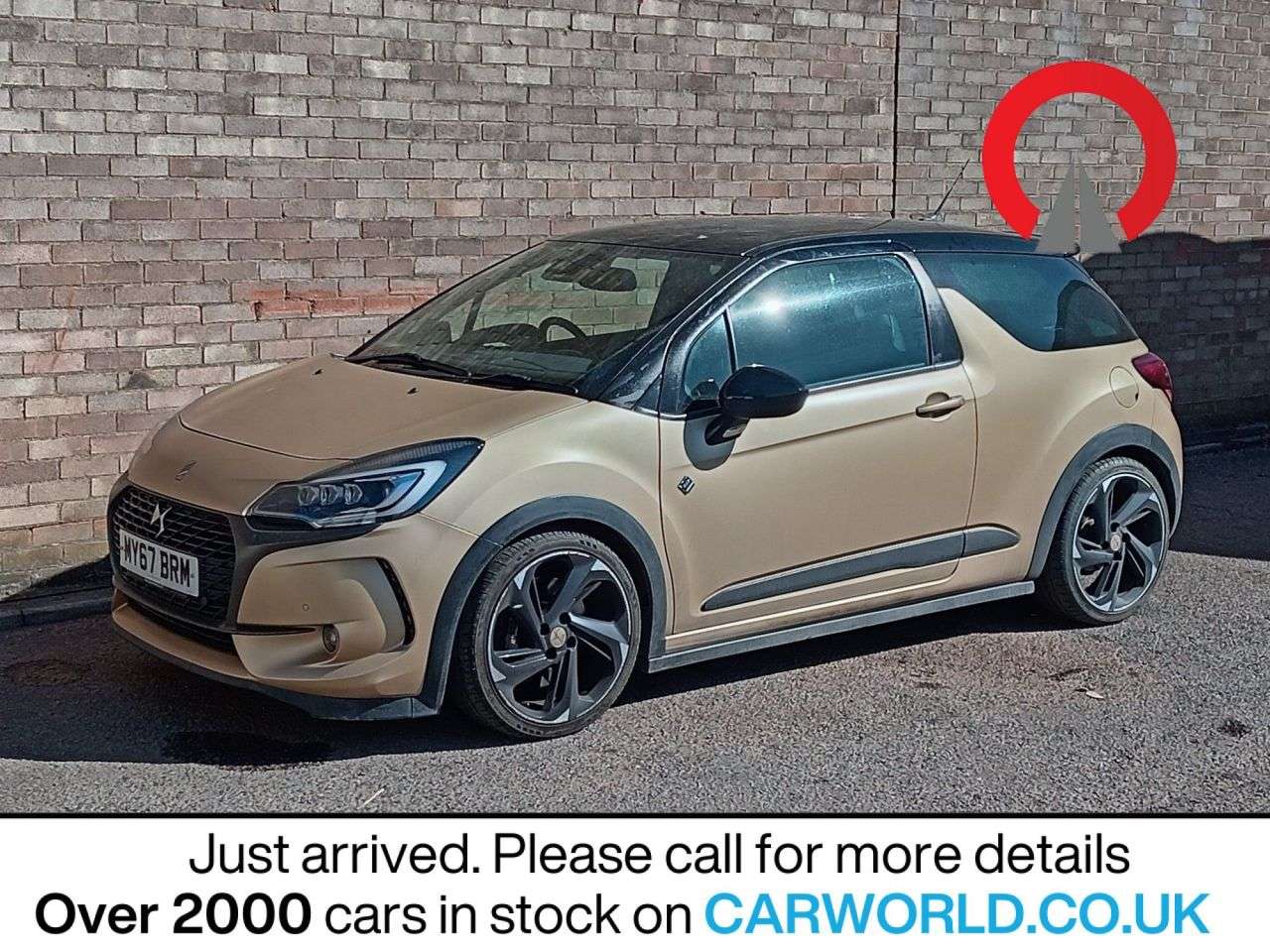 A 2017 DS AUTOMOBILES DS 3 1.6 THP Performance BRM Chronographes Hatchback 3dr Petrol Manual Euro 6 (s A 2017 DS AUTOMOBILES DS 3 1.6 THP Performance BRM Chronographes Hatchback 3dr Petrol Manual Euro 6 (s