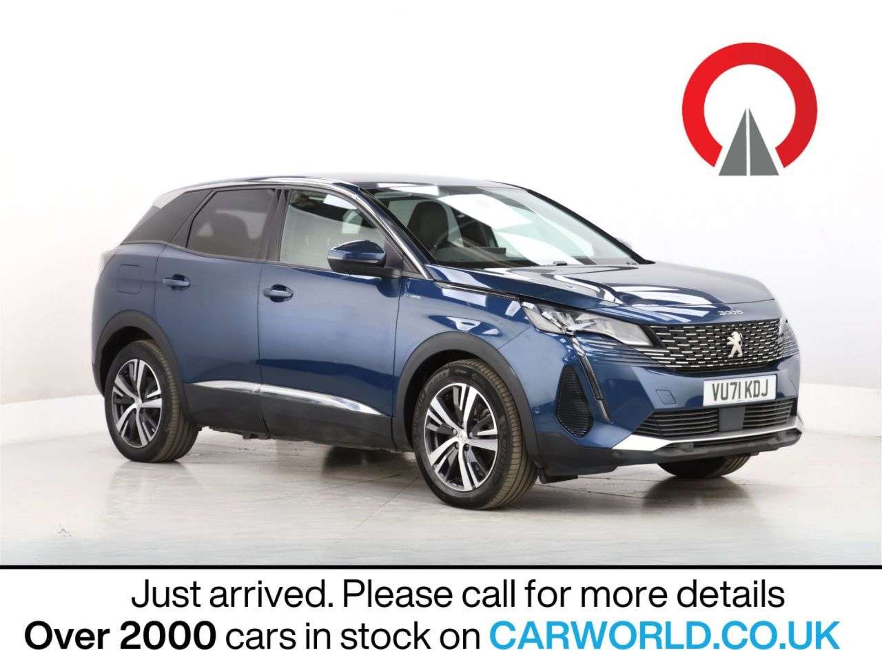A 2021 PEUGEOT 3008 1.6 13.2kWh Allure SUV 5dr Petrol Plug-in Hybrid e-EAT Euro 6 (s/s) (225 ps A 2021 PEUGEOT 3008 1.6 13.2kWh Allure SUV 5dr Petrol Plug-in Hybrid e-EAT Euro 6 (s/s) (225 ps