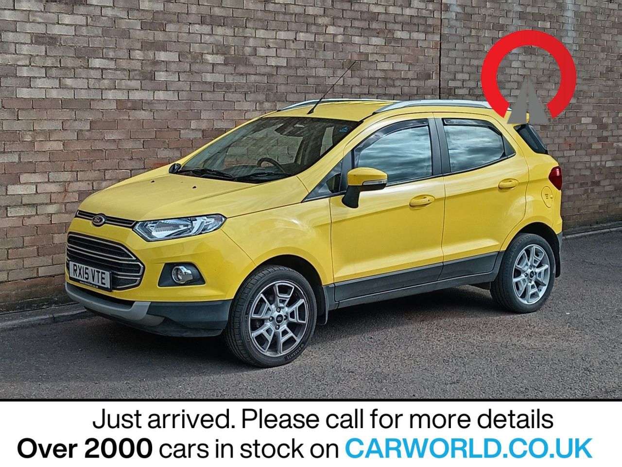 A 2015 FORD ECOSPORT 1.5 TDCi Titanium SUV 5dr Diesel Manual 2WD Euro 5 (90 ps) SUV A 2015 FORD ECOSPORT 1.5 TDCi Titanium SUV 5dr Diesel Manual 2WD Euro 5 (90 ps) SUV