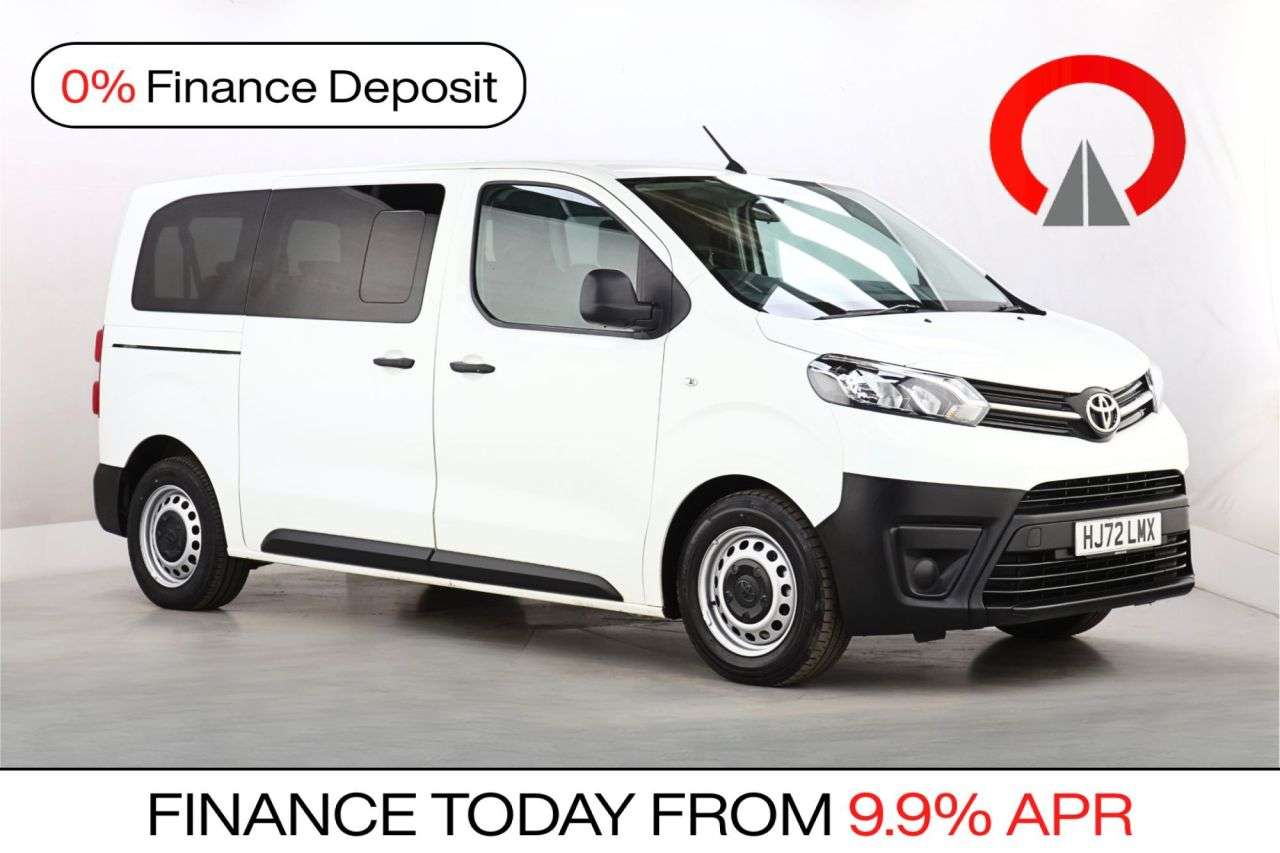 A 2022 TOYOTA PROACE VERSO 1.5D Medium MPV 6dr Diesel Manual MWB Euro 6 (s/s) (9 Seat) (120 ps) A 2022 TOYOTA PROACE VERSO 1.5D Medium MPV 6dr Diesel Manual MWB Euro 6 (s/s) (9 Seat) (120 ps)