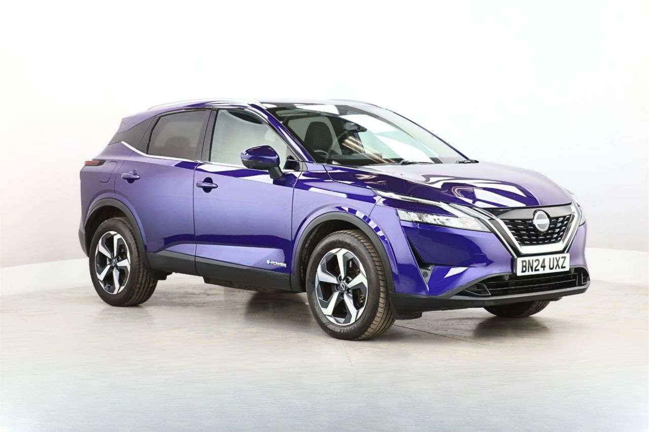 A 2024 NISSAN QASHQAI 1.5 h e-POWER N-Connecta SUV 5dr Petrol Hybrid Auto Euro 6 (s/s) (190 ps) A 2024 NISSAN QASHQAI 1.5 h e-POWER N-Connecta SUV 5dr Petrol Hybrid Auto Euro 6 (s/s) (190 ps)