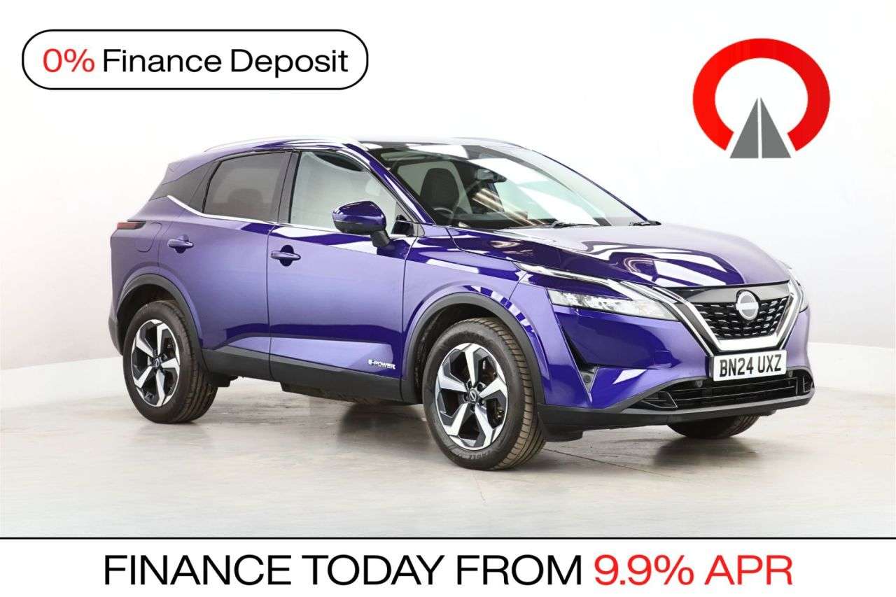 A 2024 NISSAN QASHQAI 1.5 h e-POWER N-Connecta SUV 5dr Petrol Hybrid Auto Euro 6 (s/s) (190 ps) A 2024 NISSAN QASHQAI 1.5 h e-POWER N-Connecta SUV 5dr Petrol Hybrid Auto Euro 6 (s/s) (190 ps)