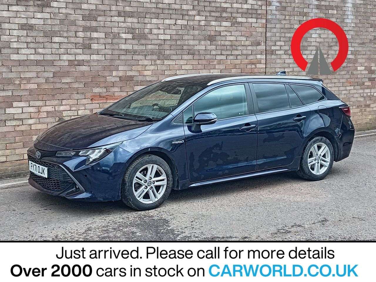 A 2021 TOYOTA COROLLA 1.8 VVT-h GPF Icon Tech Touring Sports 5dr Petrol Hybrid CVT Euro 6 (s/s) ( A 2021 TOYOTA COROLLA 1.8 VVT-h GPF Icon Tech Touring Sports 5dr Petrol Hybrid CVT Euro 6 (s/s) (