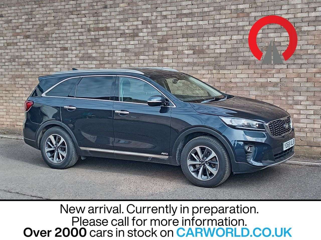 A 2019 KIA SORENTO 2.2 CRDi KX-2 SUV 5dr Diesel Manual AWD Euro 6 (s/s) (197 bhp) A 2019 KIA SORENTO 2.2 CRDi KX-2 SUV 5dr Diesel Manual AWD Euro 6 (s/s) (197 bhp)