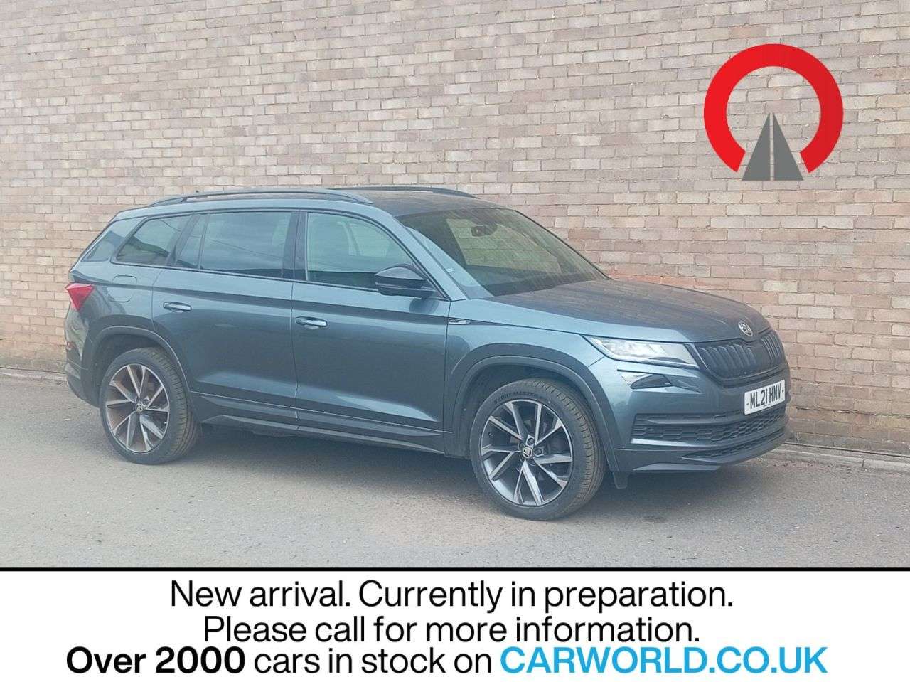 A 2021 SKODA KODIAQ 1.5 TSI ACT SportLine SUV 5dr Petrol DSG Euro 6 (s/s) (7 Seat) (150 ps) A 2021 SKODA KODIAQ 1.5 TSI ACT SportLine SUV 5dr Petrol DSG Euro 6 (s/s) (7 Seat) (150 ps)