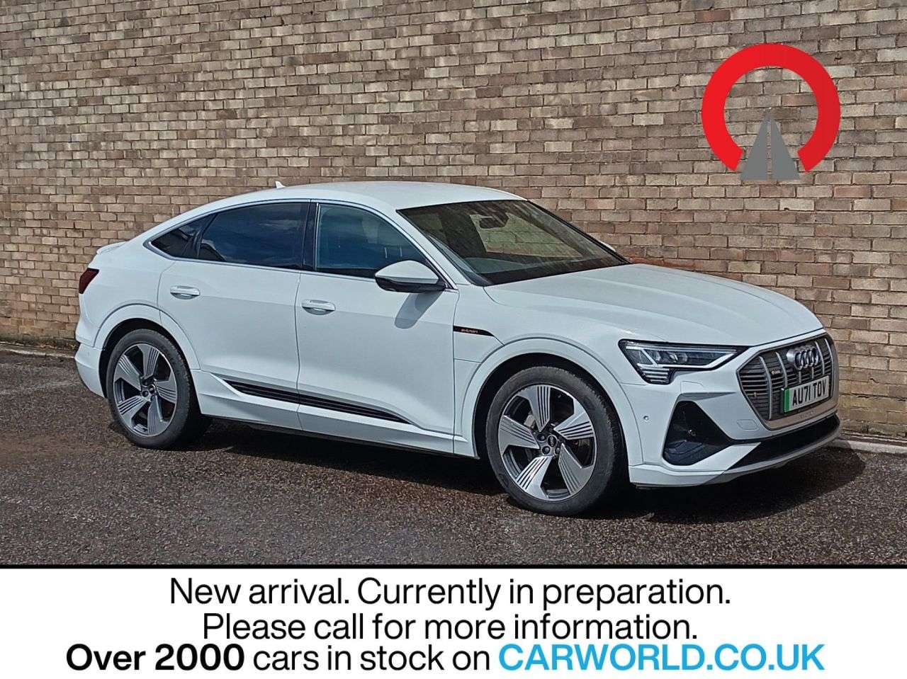 A 2021 AUDI E-TRON 50 S line Sportback 5dr Electric Auto quattro 71.2kWh (11kW Charger) (313 p A 2021 AUDI E-TRON 50 S line Sportback 5dr Electric Auto quattro 71.2kWh (11kW Charger) (313 p