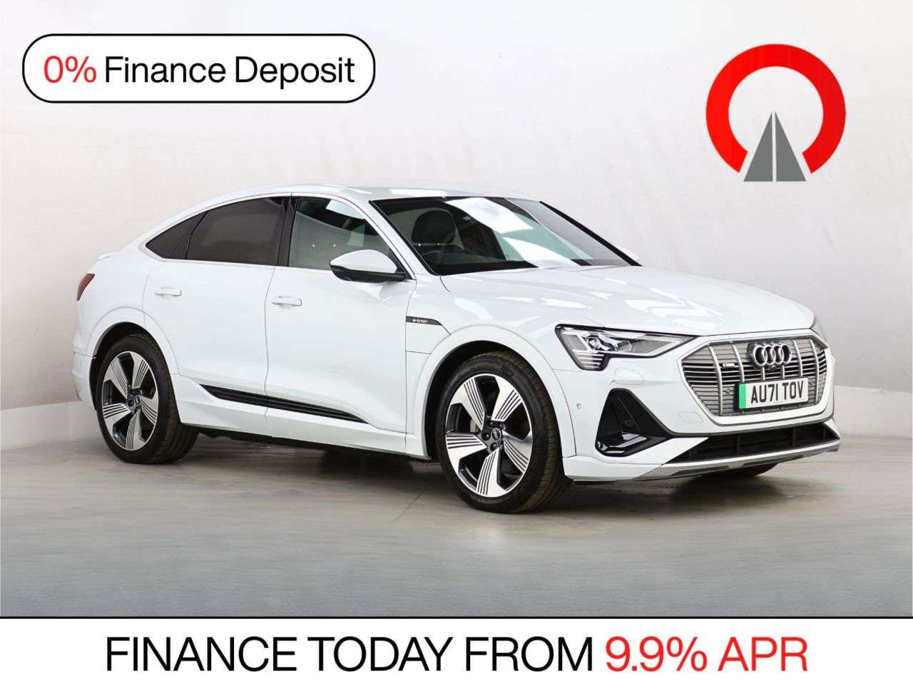 A 2021 AUDI E-TRON 50 S line Sportback 5dr Electric Auto quattro 71.2kWh (11kW Charger) (313 p A 2021 AUDI E-TRON 50 S line Sportback 5dr Electric Auto quattro 71.2kWh (11kW Charger) (313 p