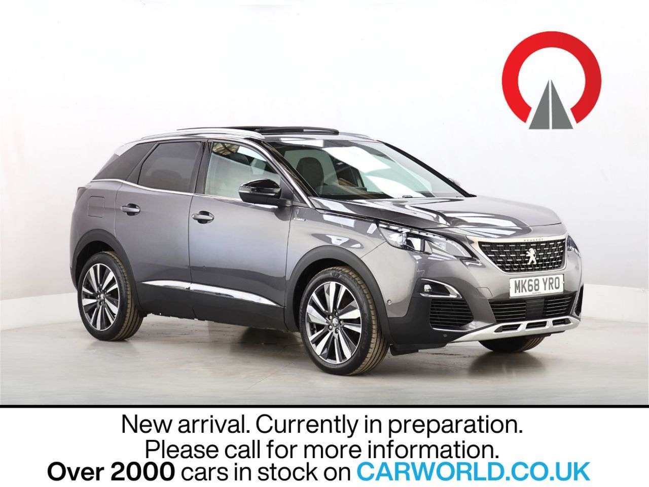 A 2019 PEUGEOT 3008 1.2 PureTech GT Line SUV 5dr Petrol Manual Euro 6 (s/s) (130 ps) A 2019 PEUGEOT 3008 1.2 PureTech GT Line SUV 5dr Petrol Manual Euro 6 (s/s) (130 ps)